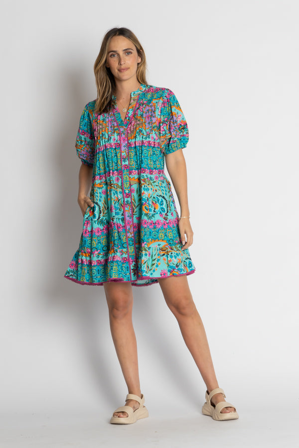 Lula Life - Ratana Dress - Lagoon