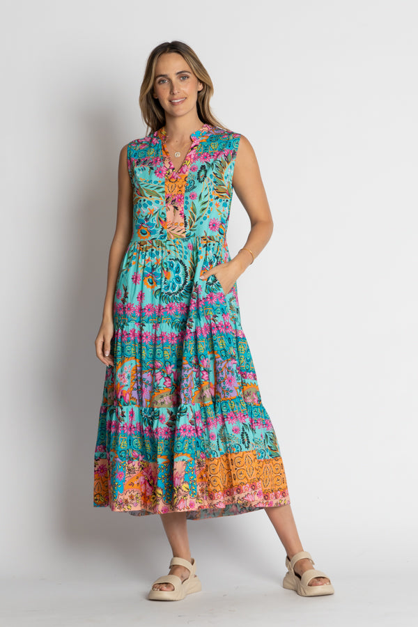 Lula Life - Ratana Midi Dress - Lagoon