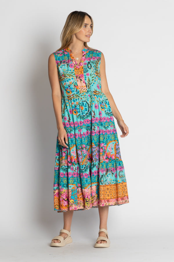 Lula Life - Ratana Midi Dress - Lagoon