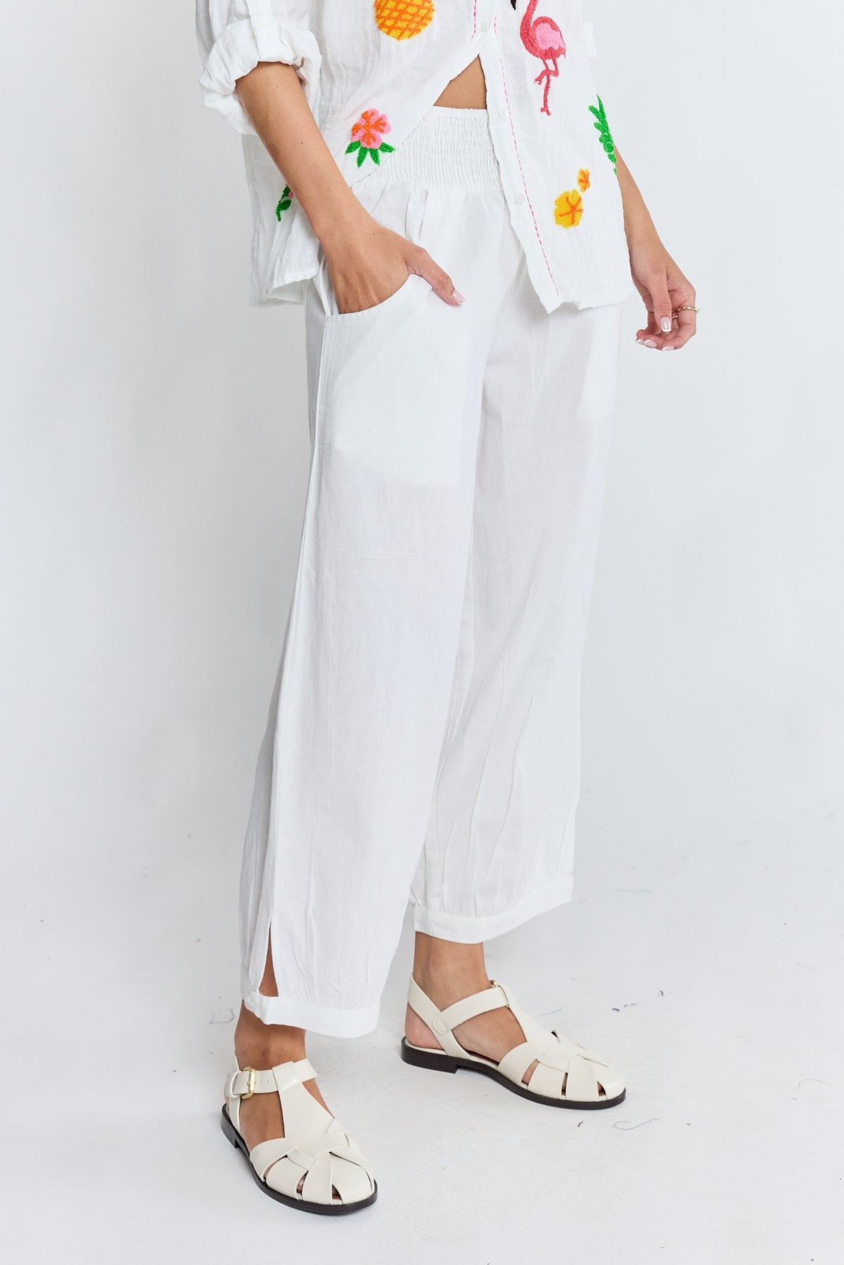 IBSA - Remi Balloon Pant - White