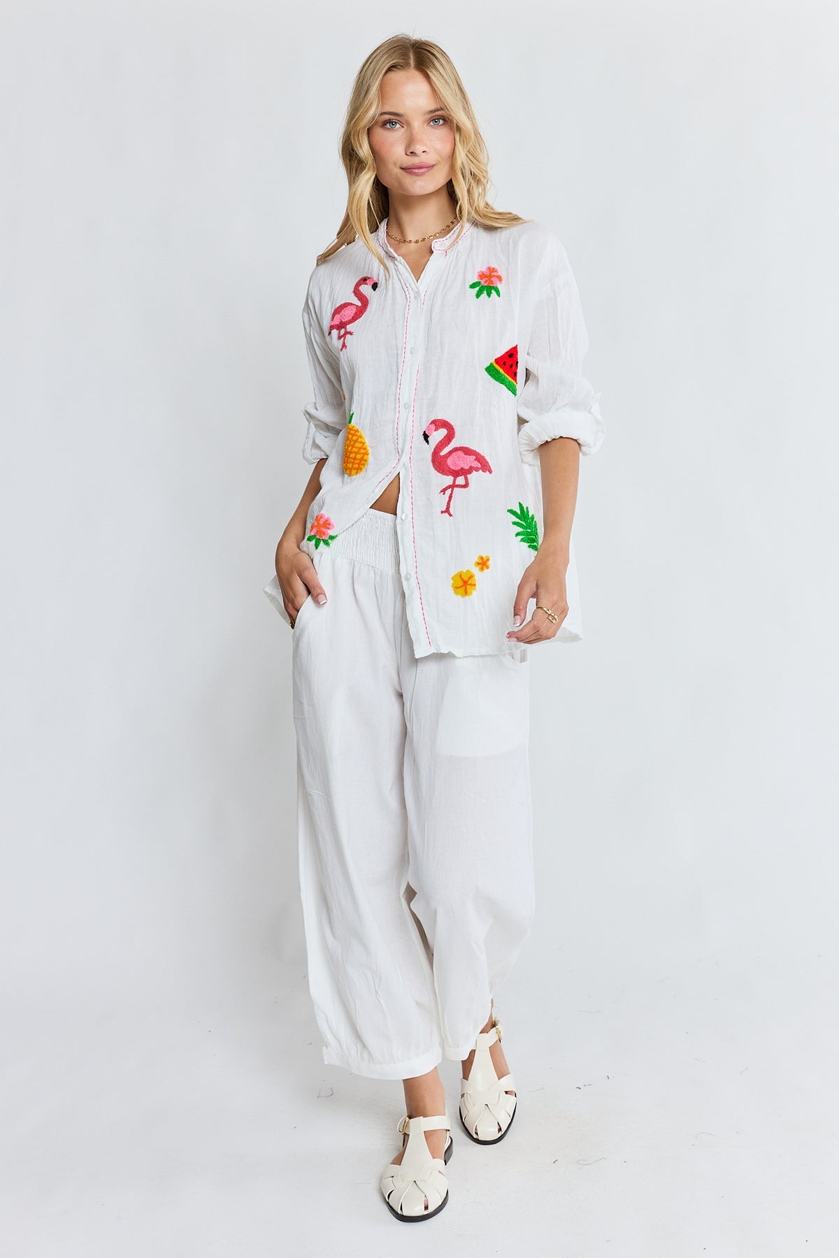 IBSA - Remi Balloon Pant - White