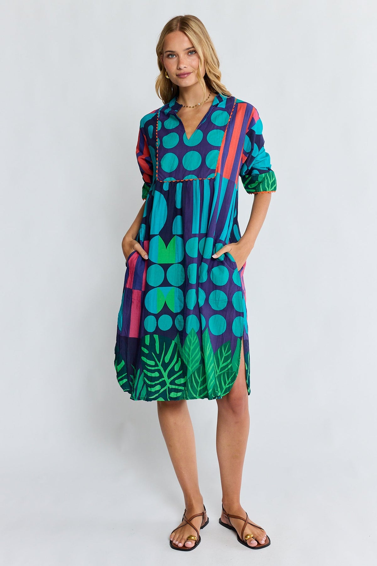 LulaLife - Rhea Midi Dress - Navy