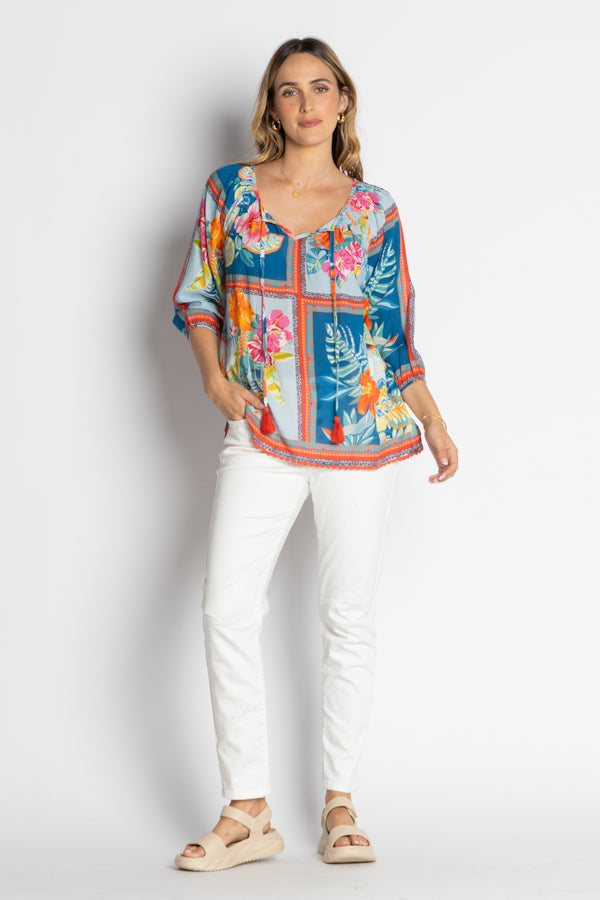 Lula Life - Serilda Top - Ocean