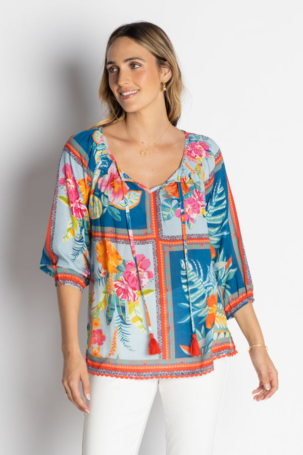 Lula Life - Serilda Top - Ocean