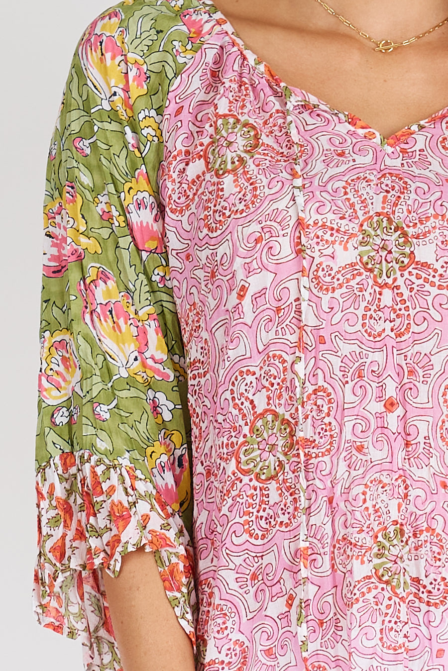 Lula Life  - Stella Long Sleeve Top - Multi