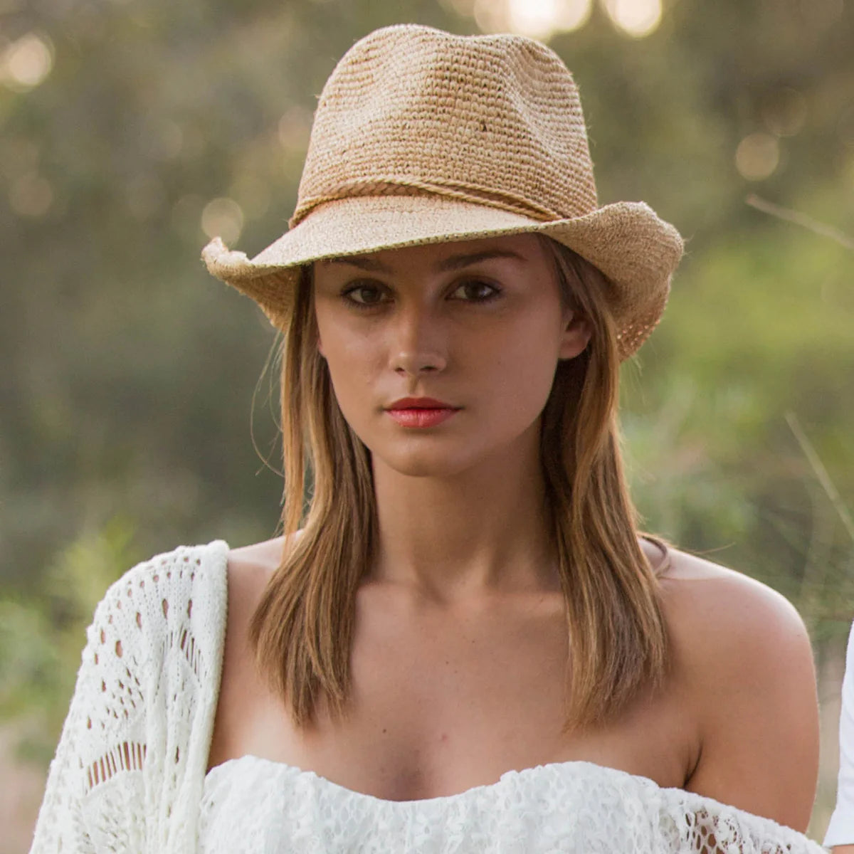 Marjo Raffia Cowboy  - Natural BD214