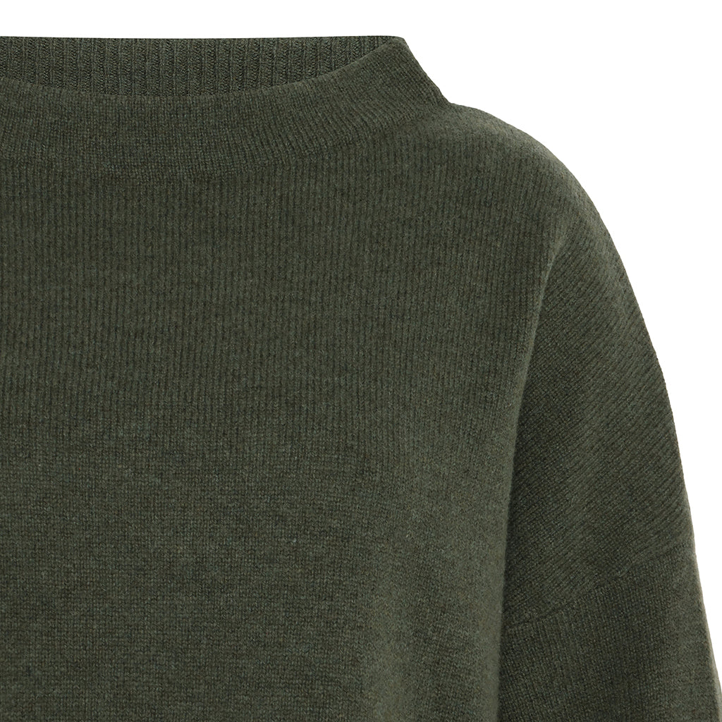 Mansted - Minoa Lamb Link Trim Crew - Forest