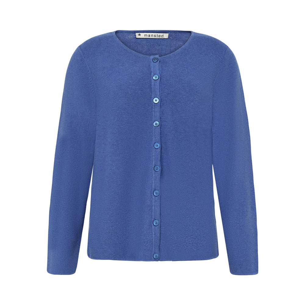 Mansted - Monsoon Eco Cotton Cardigan - Blue