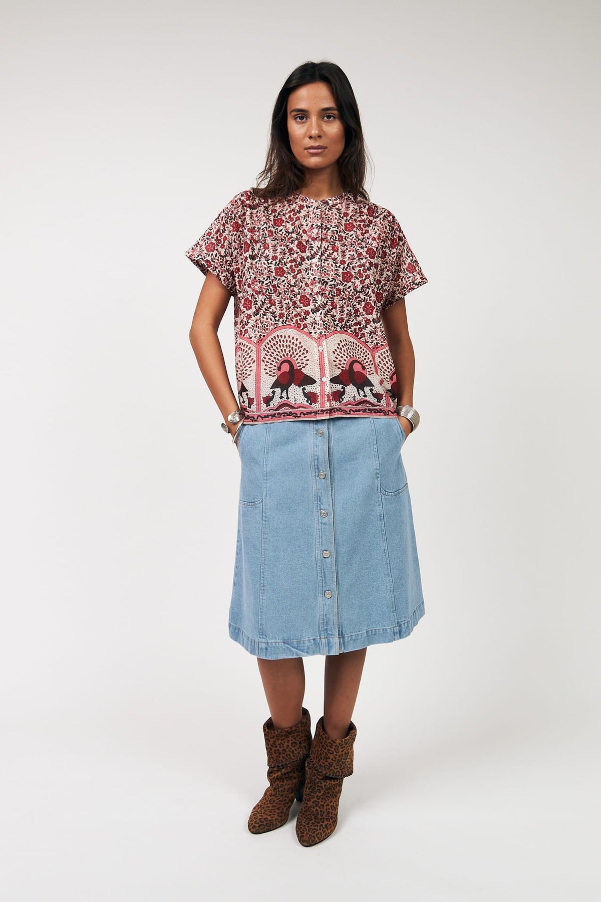 Lollys - MyaLL Shirt SS  - Red