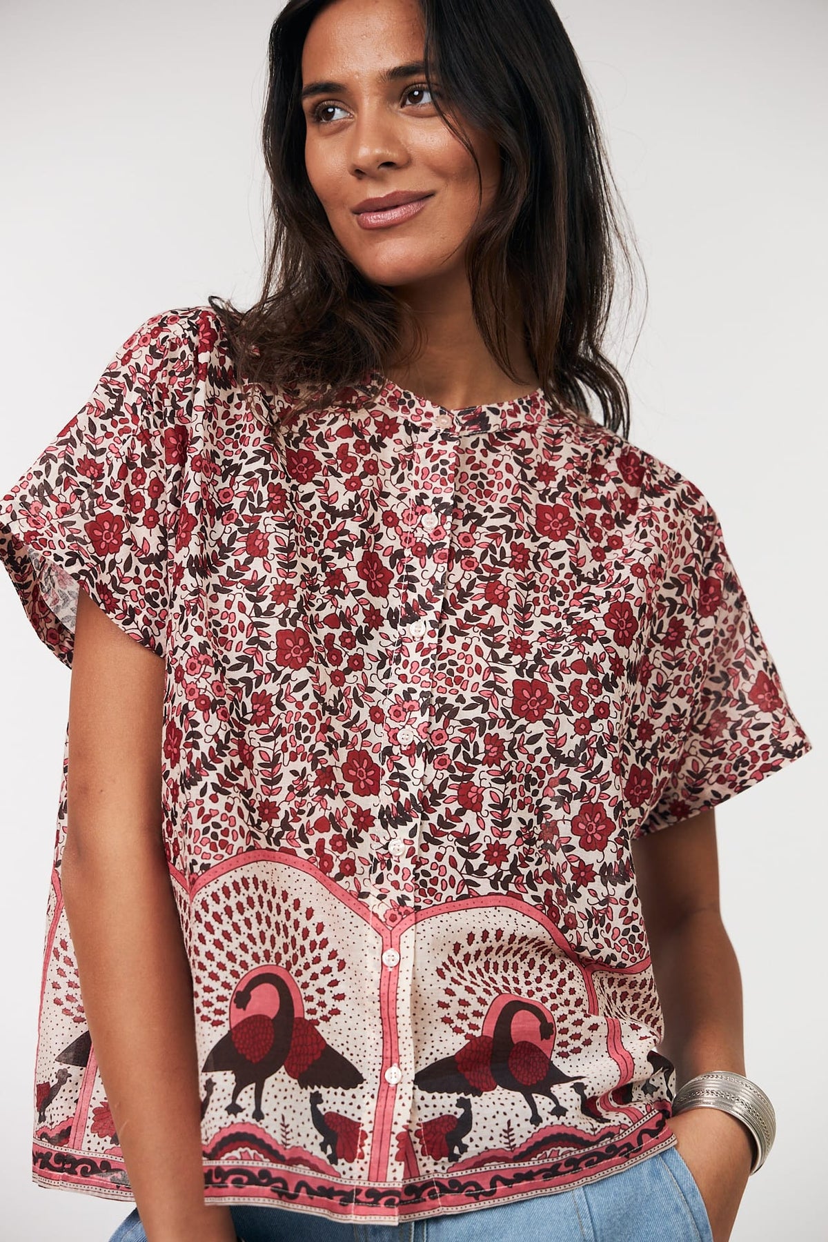 Lollys - MyaLL Shirt SS  - Red