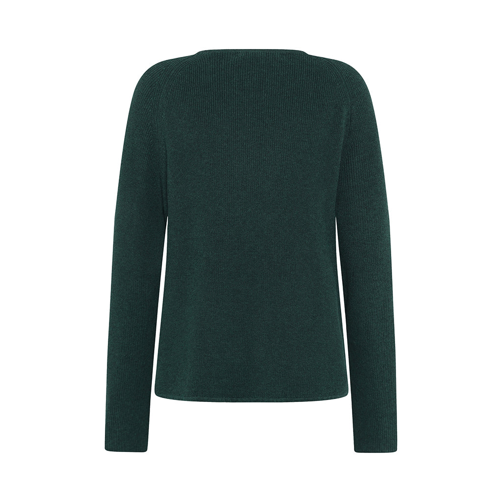 Mansted - Nectarine - Eco Half Crew - Cold Green