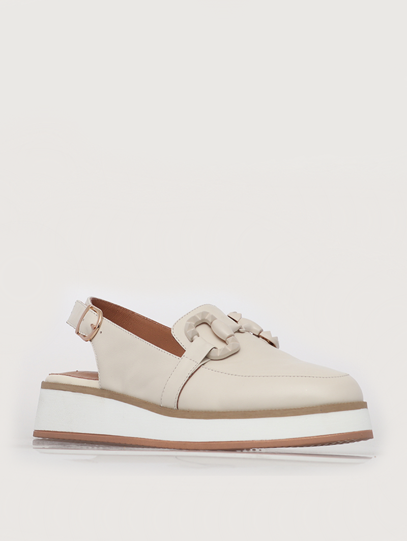 Alfie &amp; Evie -  Quantum Loafer - Cream