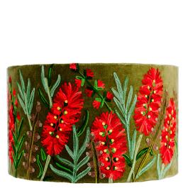 Ruby Star - Drum Shade - Grevillea - Olive Green