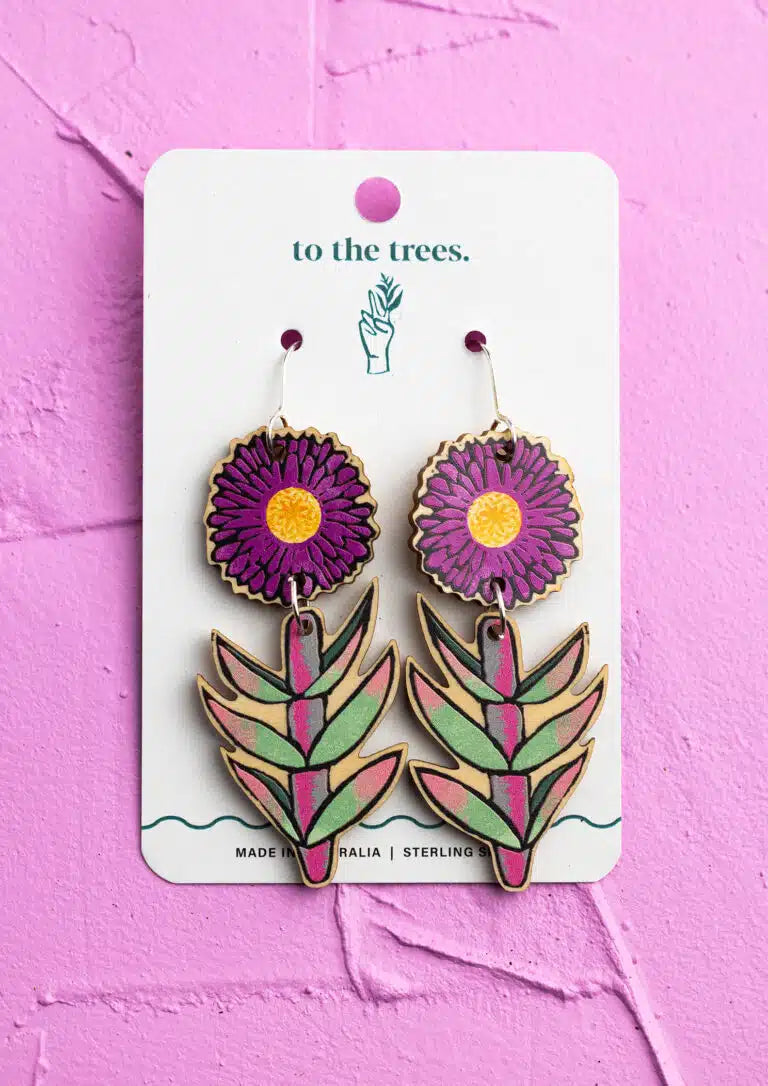 To The Trees - Pig Face Earrings Double Layer