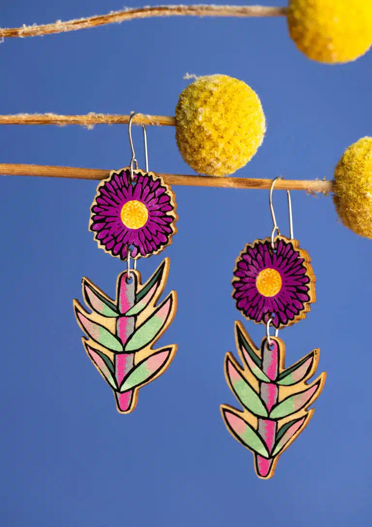 To The Trees - Pig Face Earrings Double Layer