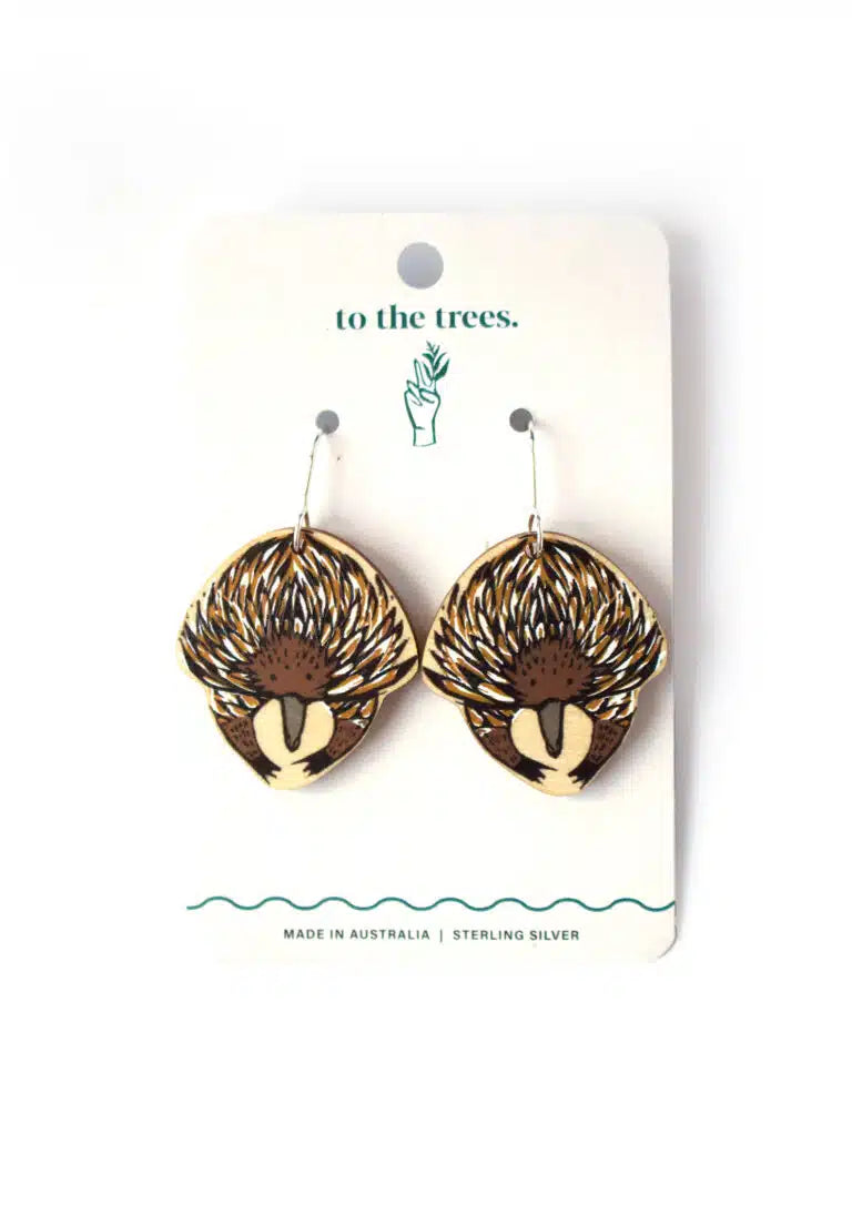 To The Trees - Echidna Earrings - Small