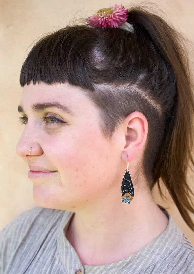 To The Trees - Fruit Bat Earrings - Small