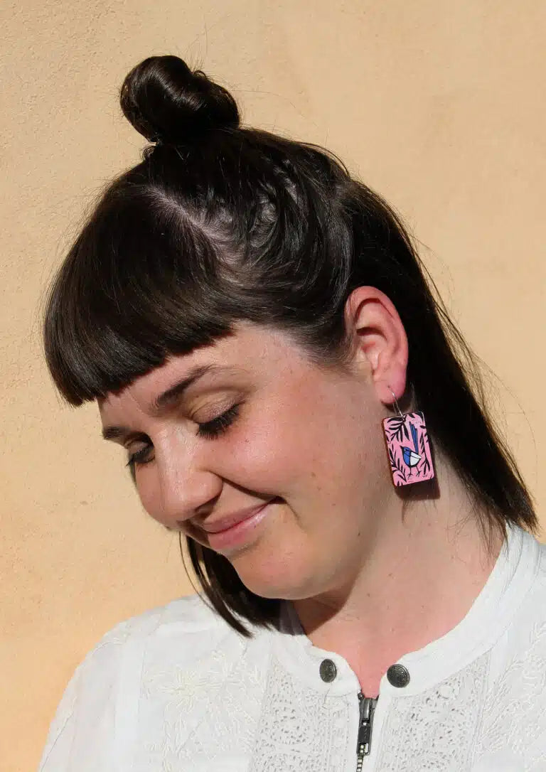 To The Trees - Fairy Wrens Small Earrings
