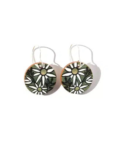 To The Trees - Flannel Flower Earrings - Small