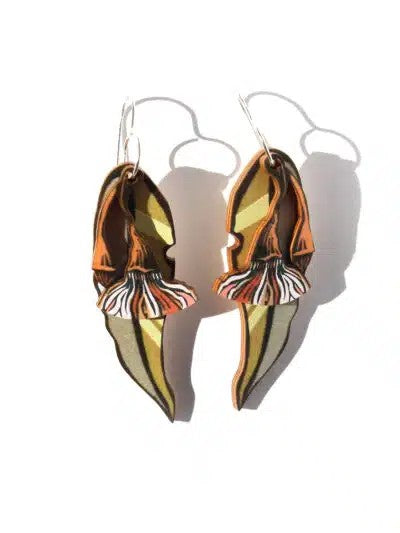 To The Trees - Blossom + Gum Leaves Earrings - Large