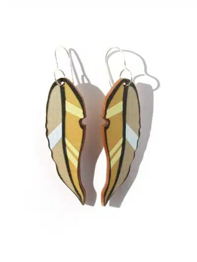 To The Trees - Gum Leaves Earrings - Large