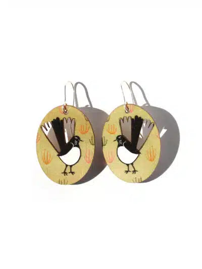 To The Trees - Wille Wagtails Earrings - Small