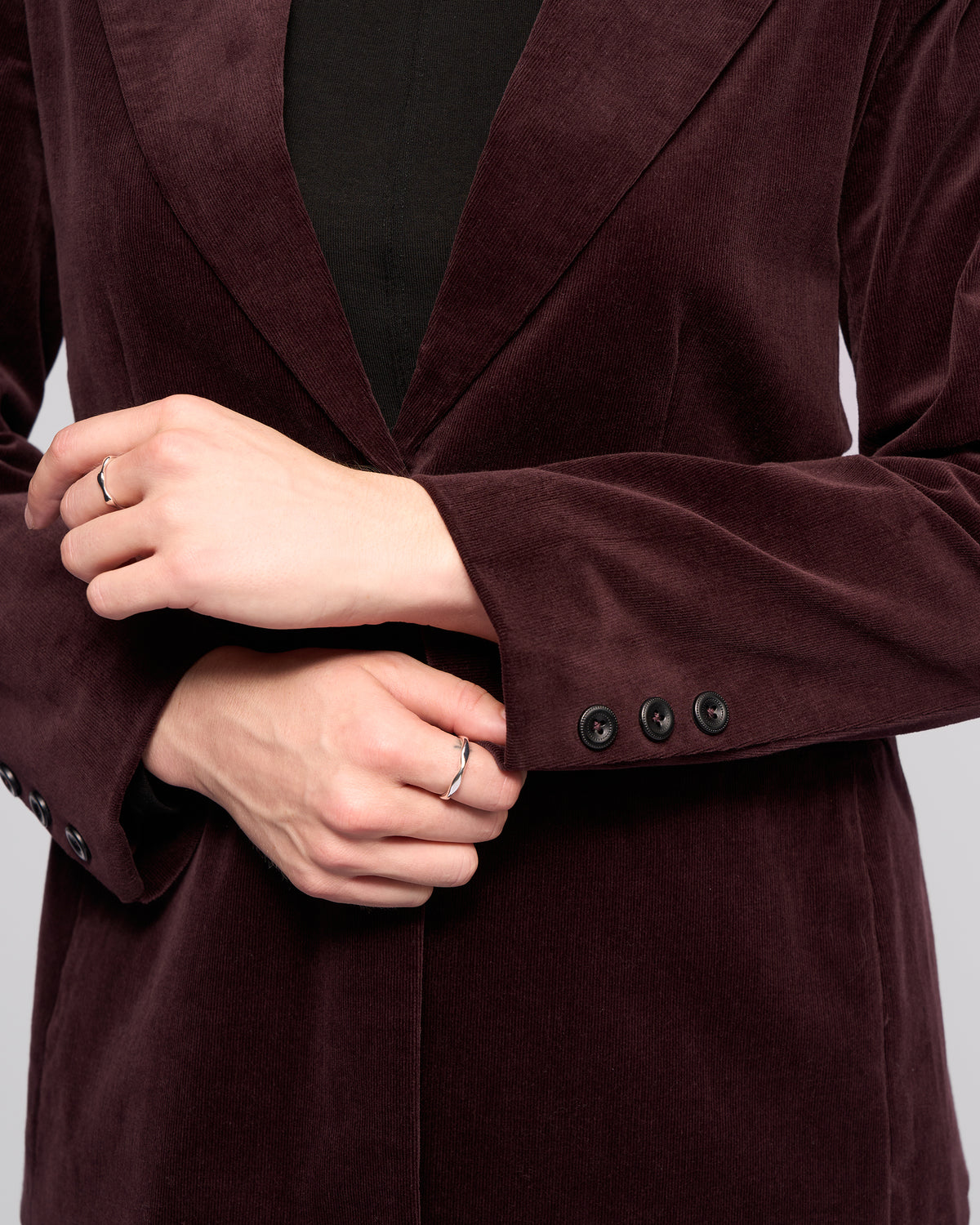 Vassalli - Cord Blazer - Merlot