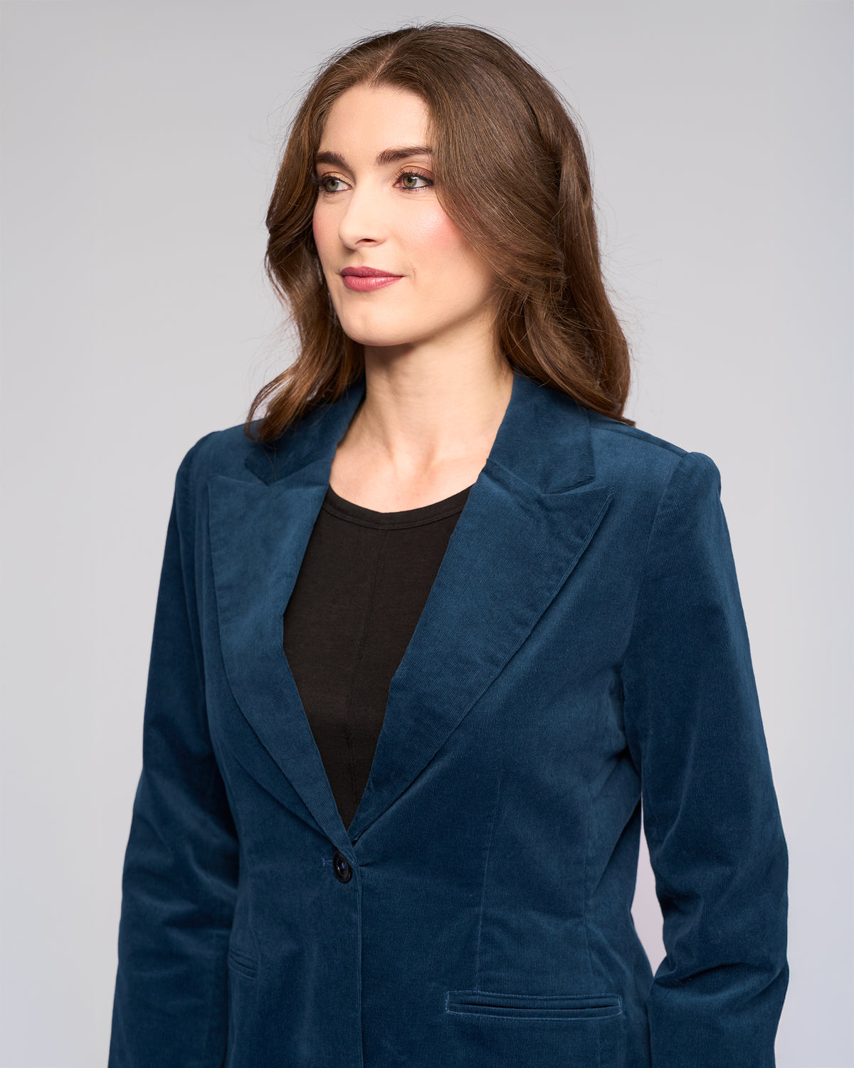 Vassalli - Cord Blazer - Petrol