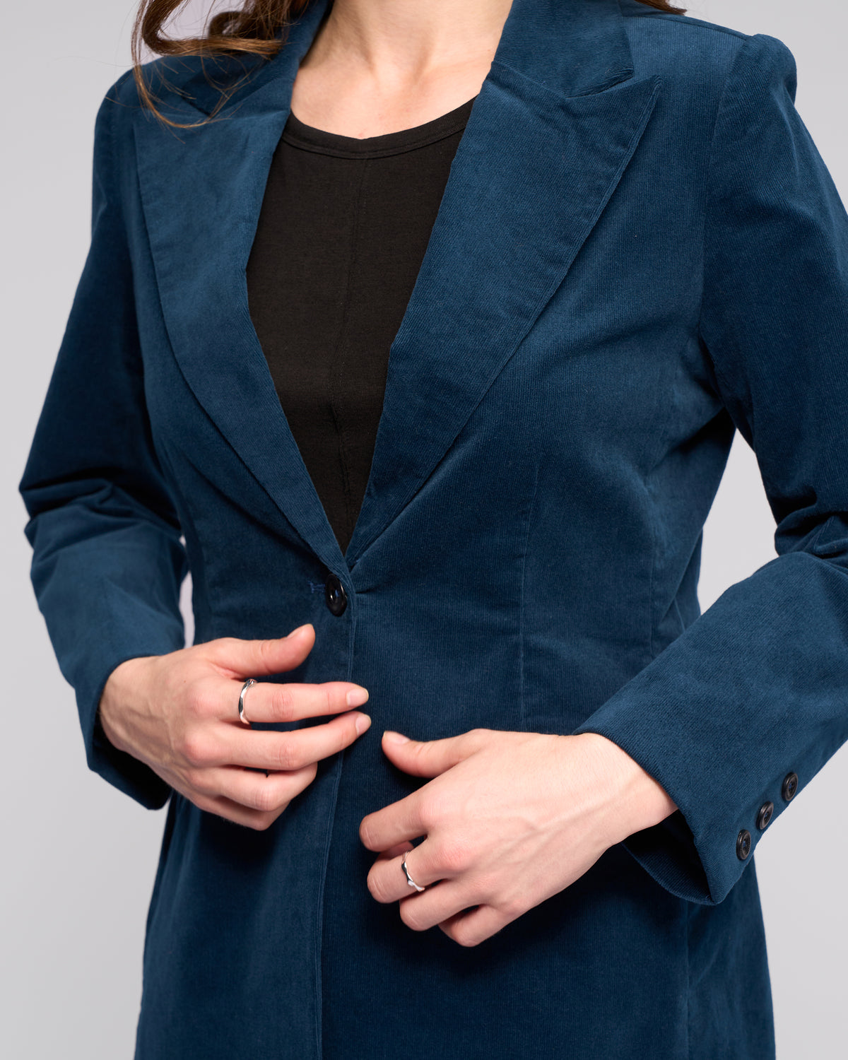 Vassalli - Cord Blazer - Petrol