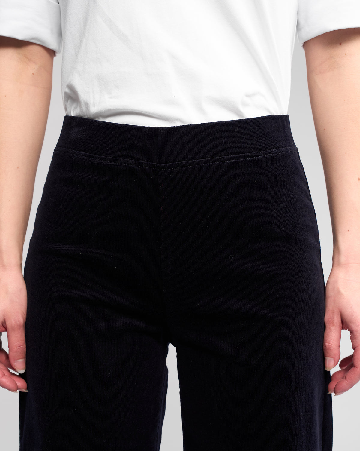 Vassalli -  Loft Cord Pull On Pant - Petrol - 235M