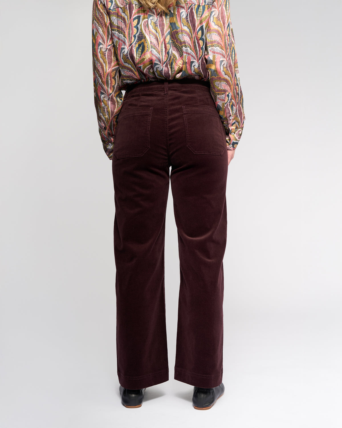 Vassalli -  Market Cord Pant - Merlot - 5039
