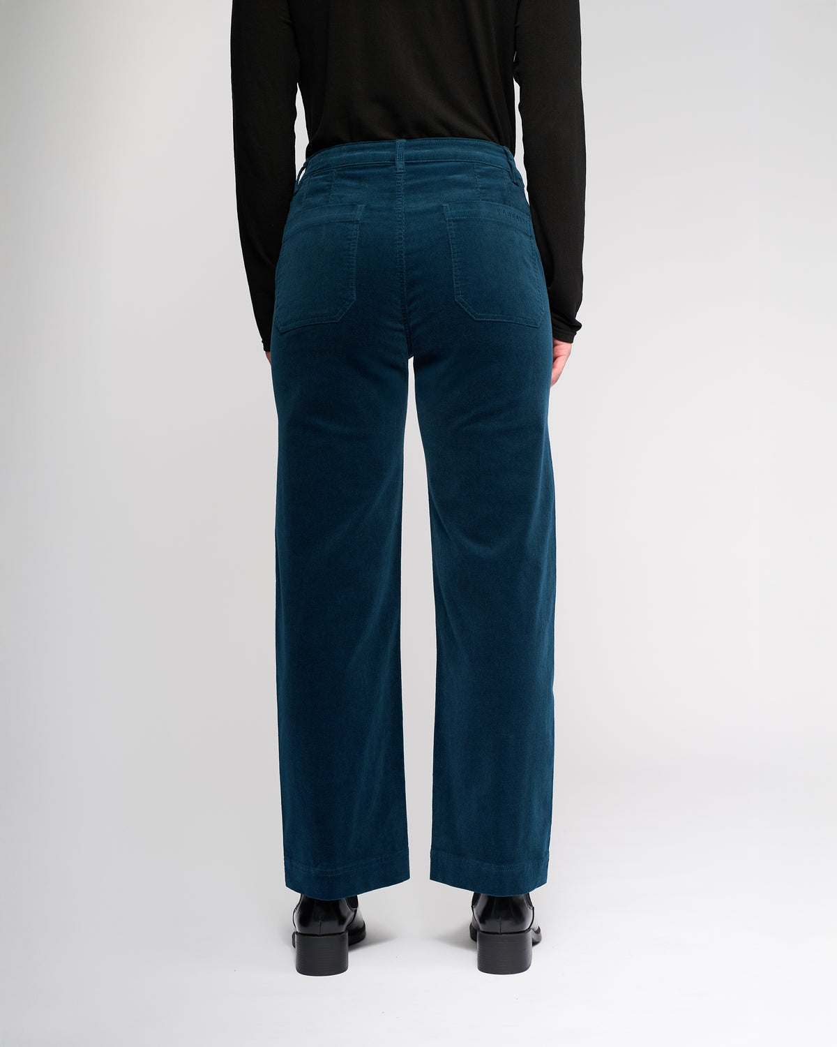 Vassalli -  Market Cord Pant - Petrol - 5039