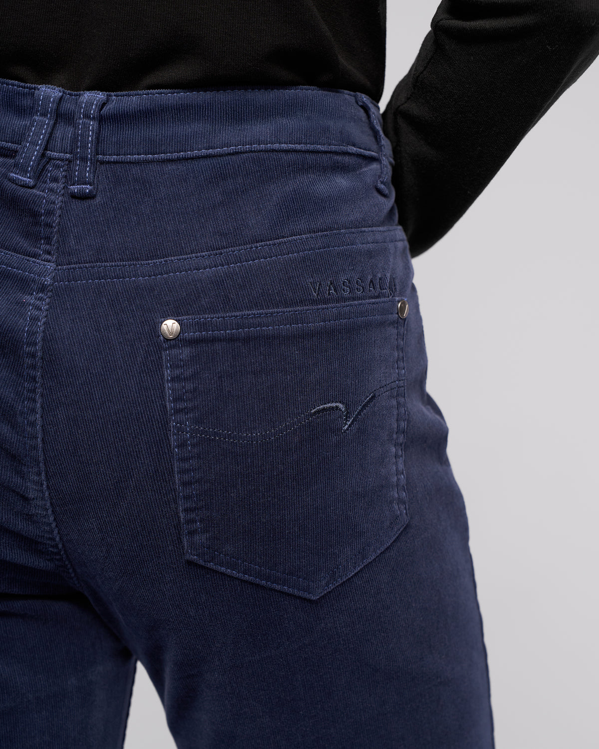 Vassalli -  Arch Cord Pant - Slate - 5911