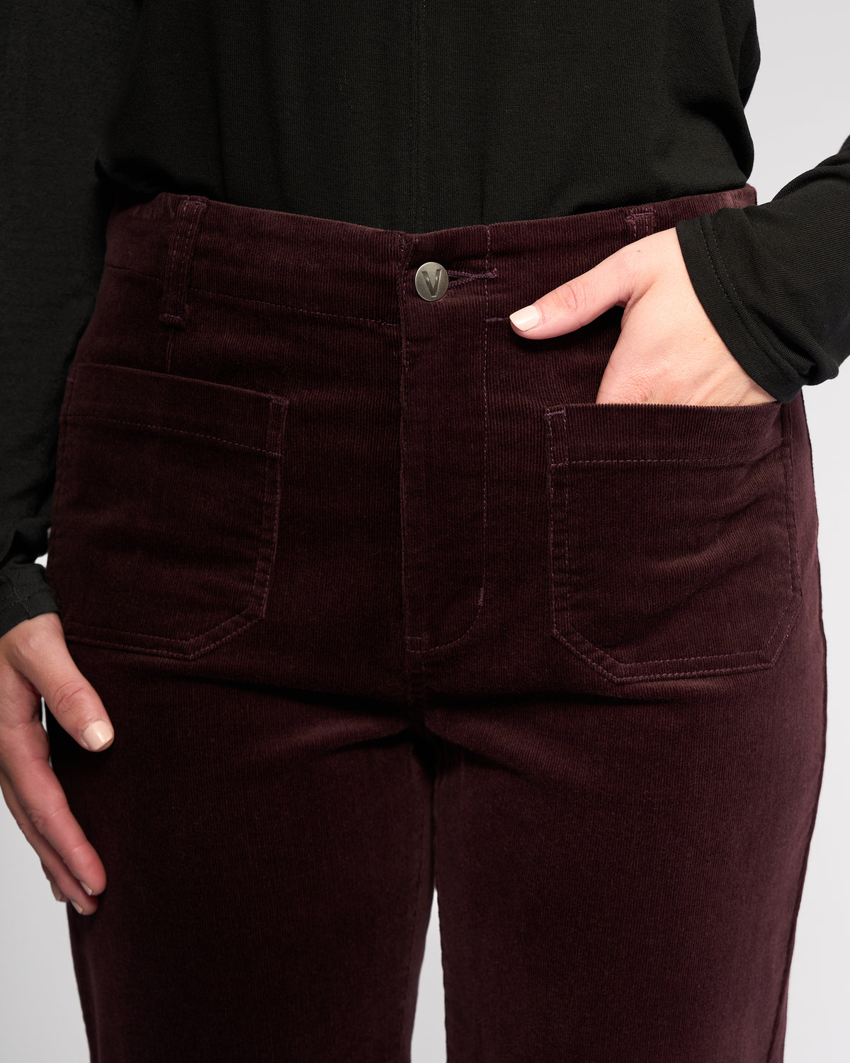 Vassalli -  Daily Cord Pant - Merlot