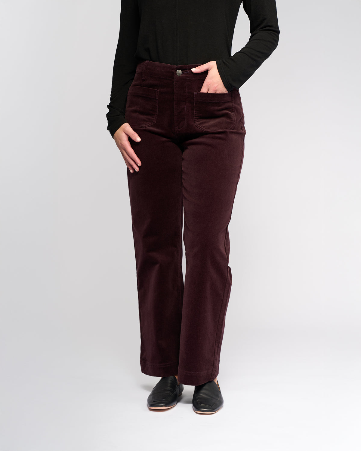 Vassalli -  Daily Cord Pant - Merlot