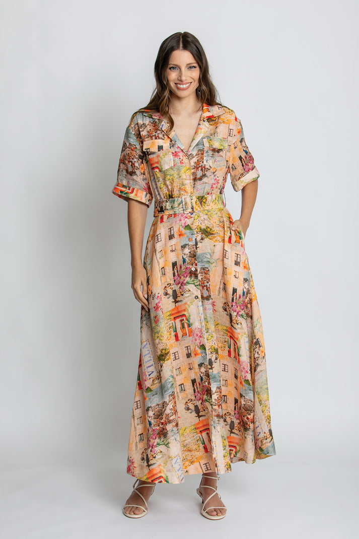 Kachel - Charlie Maxi Dress - Capri