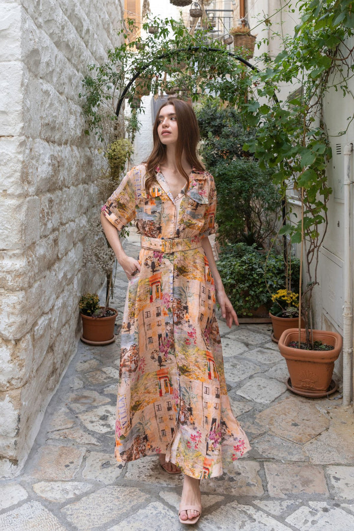 Kachel - Charlie Maxi Dress - Capri