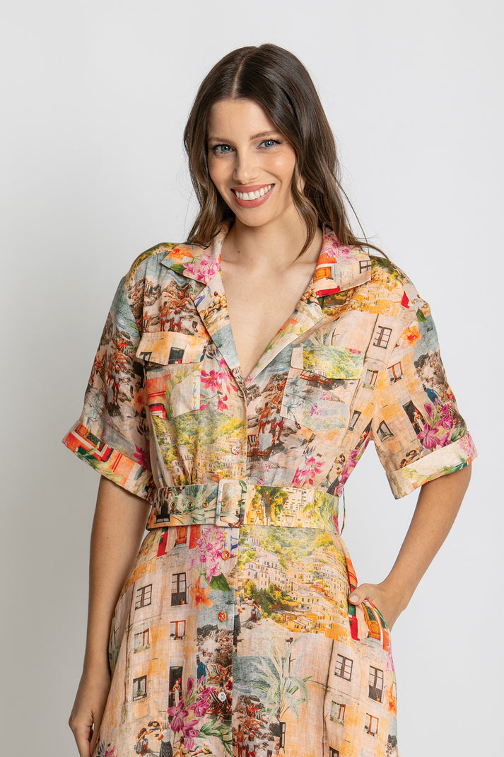 Kachel - Charlie Maxi Dress - Capri
