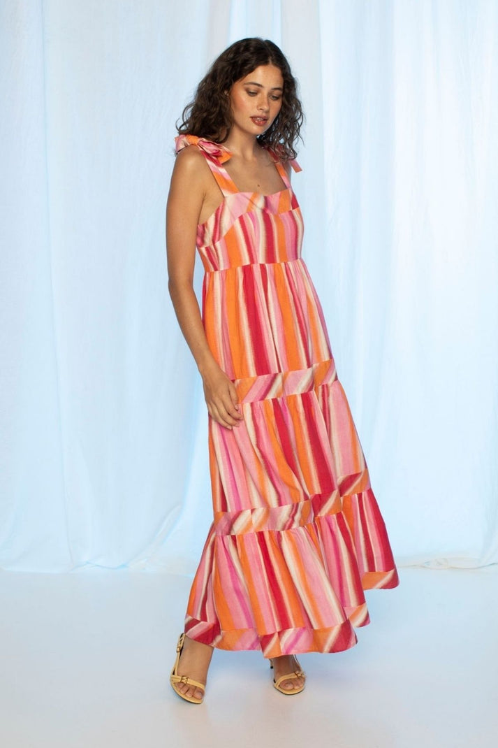 Kachel - Charlotte Maxi Dress - Summer Glow