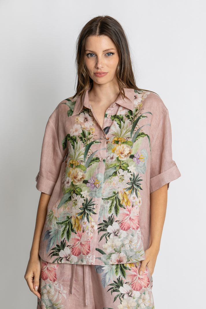 Kachel -  Luna Shirt - Fleur Amour