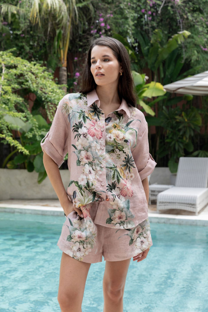 Kachel -  Luna Shirt - Fleur Amour
