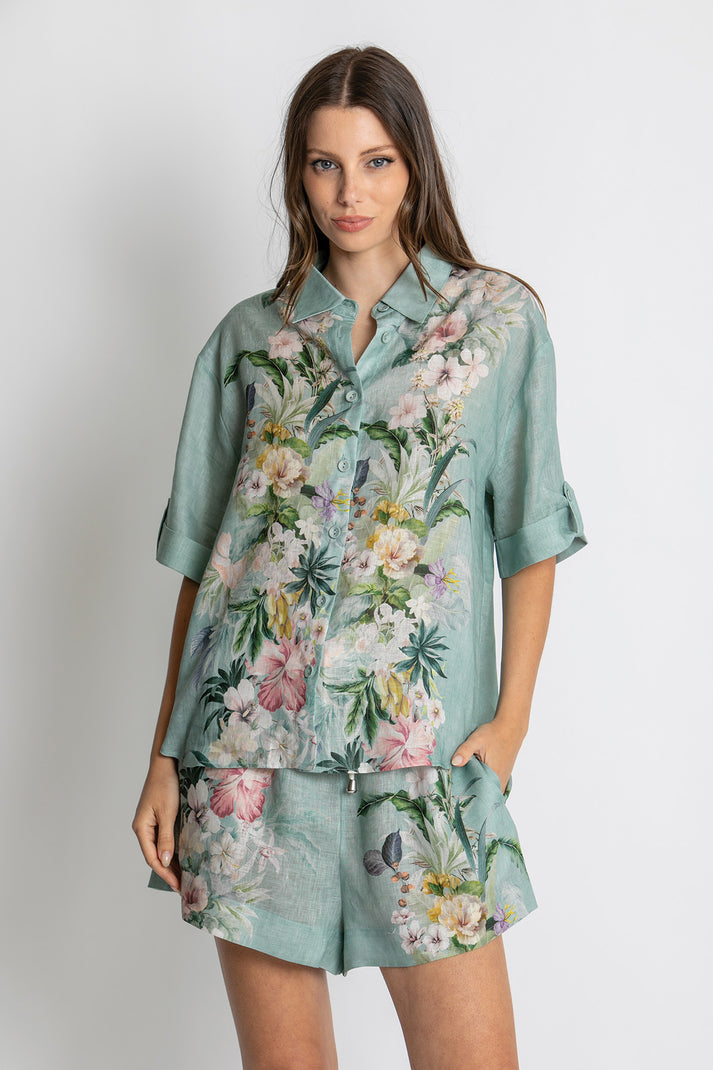 Kachel -  Eva Shirt - Sage Amour