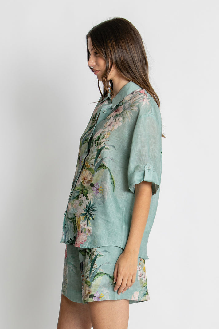 Kachel -  Eva Shirt - Sage Amour