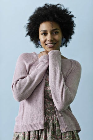 Mansted - Yas Linen Cardigan - Cold Rose
