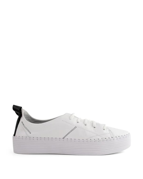 Bueno - Sailor Leather Sneaker - WHITE