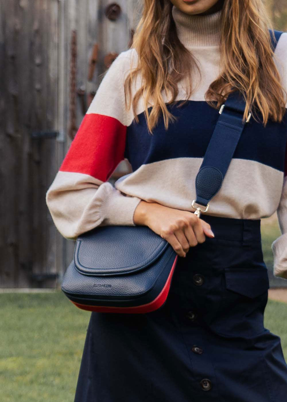 Elms &amp; King - Mercer Crossbody - French Navy