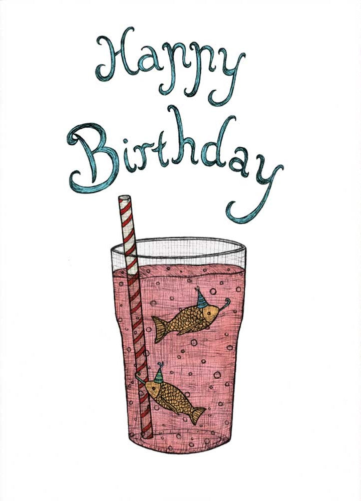 Nonsense Maker Card - Birthday Fish