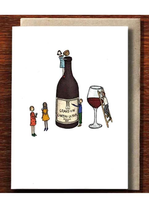 Nonsense Maker Card - Wine Time